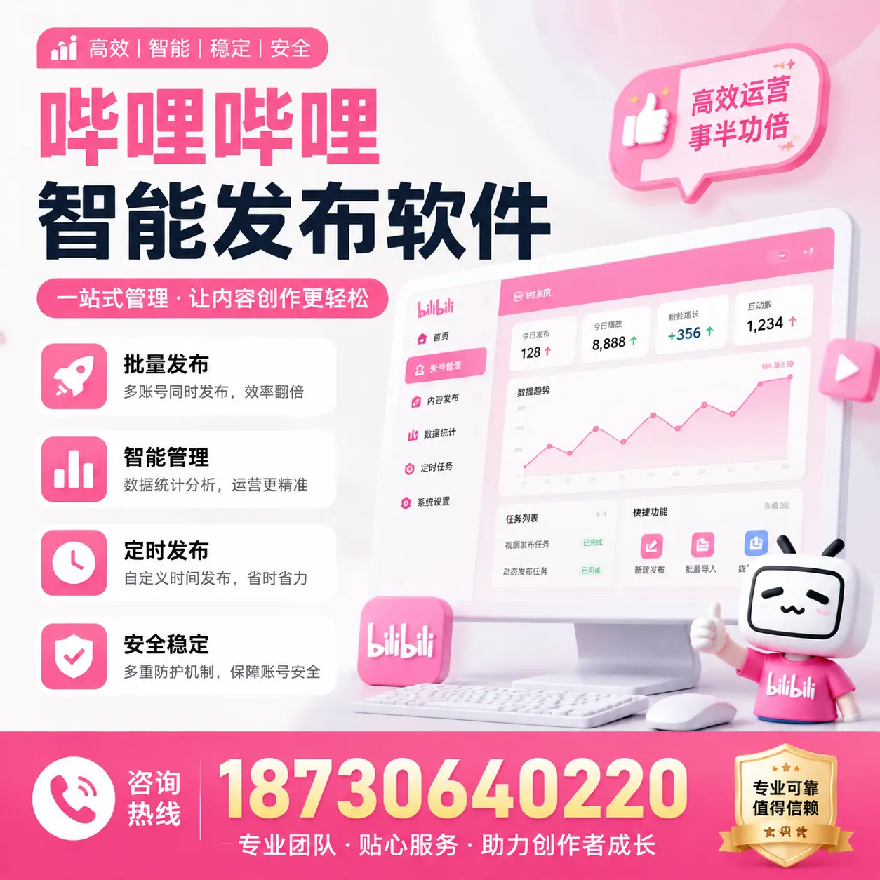 如何评估哔哩哔哩智能发布软件的ROI?贺州 企业必读