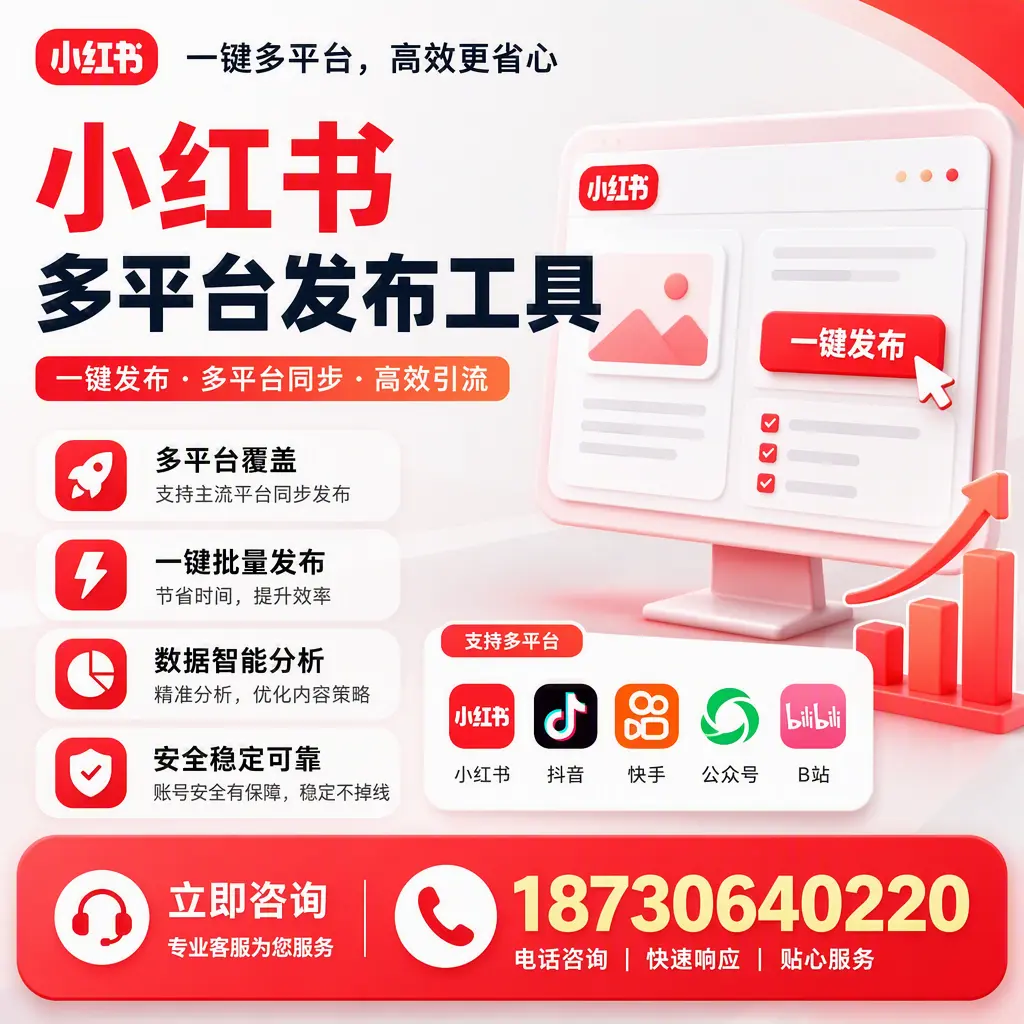 小红书多平台发布工具在 贺州 的应用与优势解析